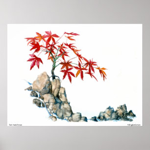 PMACarlson Rotahorn-Bonsais-Plakat Poster
