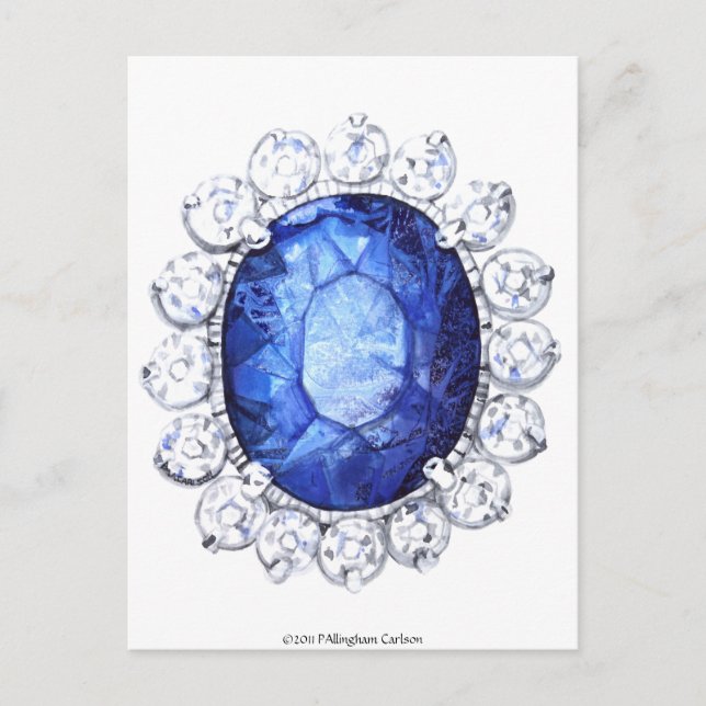 PMACarlson Royal Sapphire Postcard Postkarte (Vorderseite)