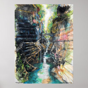 PMACarlson Watkins Glen Gorge Poster
