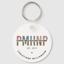 PMHNP Leopard Print Psychiatric Mental Health NP