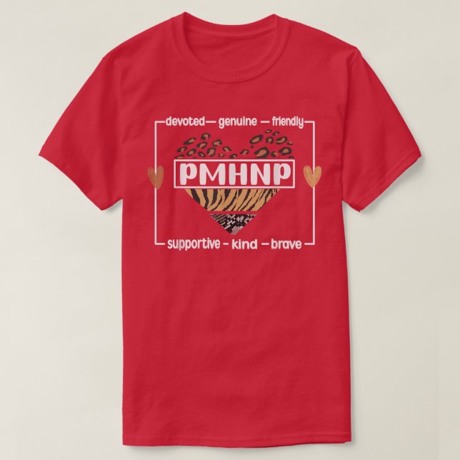 PMHNP Psychiatric Mental Health Nury Practitioner T-Shirt (Design vorne)