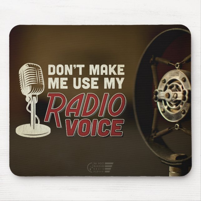 PMRP Radio Voice Mousepad (Vorne)