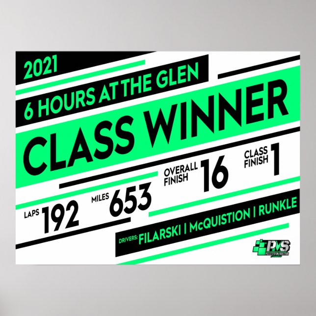 PMS - 6 Stunden beim Glen Winner Poster (Vorne)