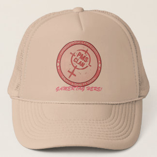 PMS Hut-Rosa-Logo 2 Truckerkappe