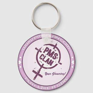 PMS Keychain- Purple Logo 2 Schlüsselanhänger