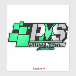 PMS-Logo-Aufkleber für den benutzerdefinierten Sch Aufkleber