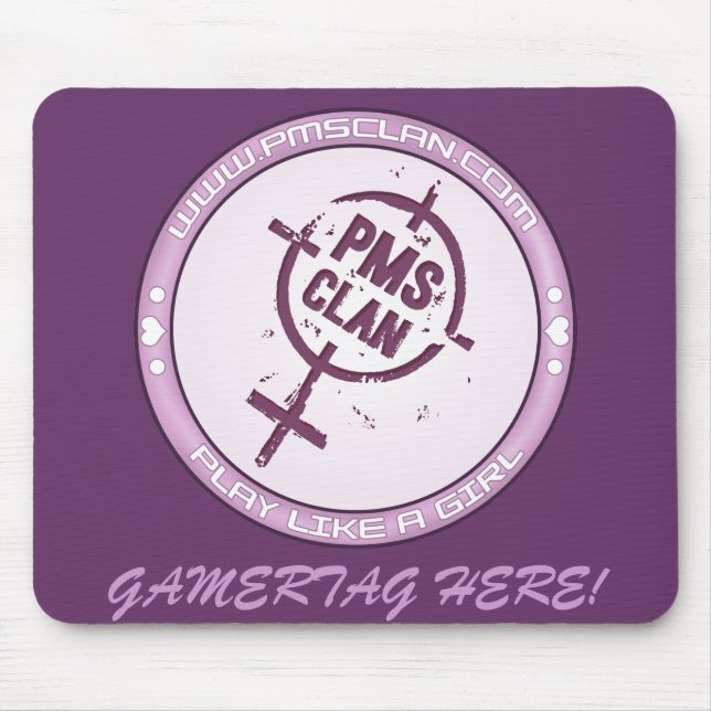 PMS Mousepad- lila Logo 2 Mousepad (Vorne)