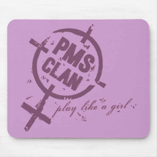 PMS Mousepad- lila Logo Mousepad (Vorne)