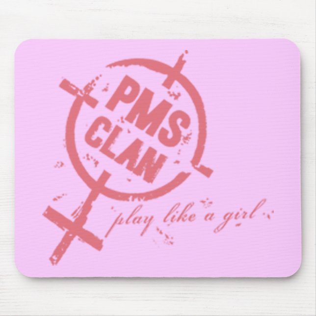 PMS Mousepad- rosa Logo Mousepad (Vorne)