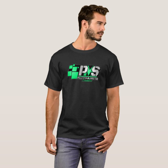 PMS schwarzer T - Shirt (Vorne ganz)