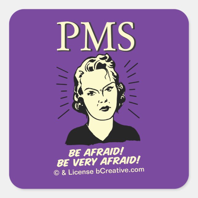 PMS: Vermeiden Quadratischer Aufkleber (Vorderseite)
