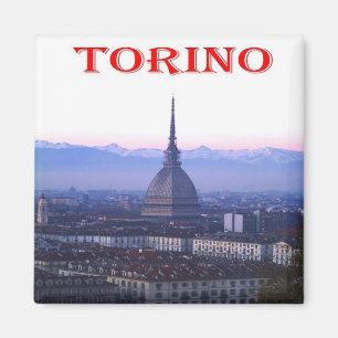 PMT013 TURIN, The Mole Antonelliana, Kühlschrank Magnet