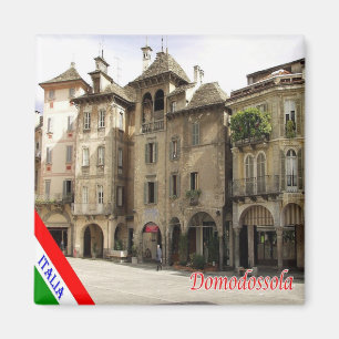 PMT023 DOMODOSSOLA, Piemont, Italien, Kühlschrank Magnet