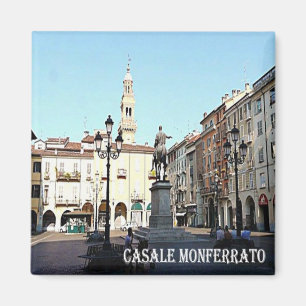 PMT025 CASALE MONFERRATO Piedmont, Italien, Kühlsc Magnet