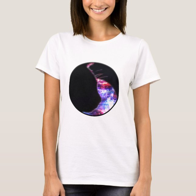 PN 30 Galaxy Katzen T-Shirt (Vorderseite)