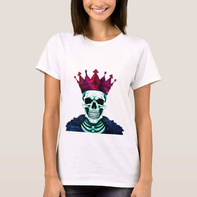 PN 71 Skeleton King (Red & Blue) T-Shirt (Vorderseite)