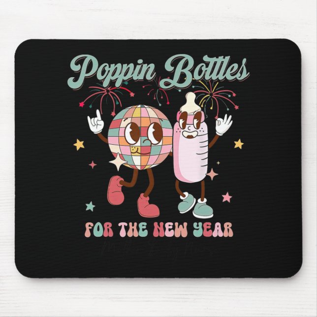 Pn Bottles For The New Year, Mother Baby Nurse  Mousepad (Vorne)
