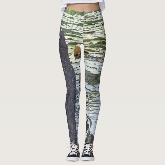 Pneumatophos Pond Camouflage Look Leggings (Vorderseite)