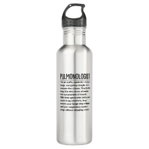 Pneumologe Edelstahlflasche