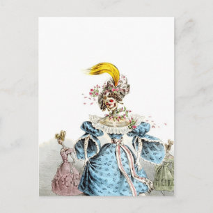 Pneumonie des Todes Kleid Postkarte