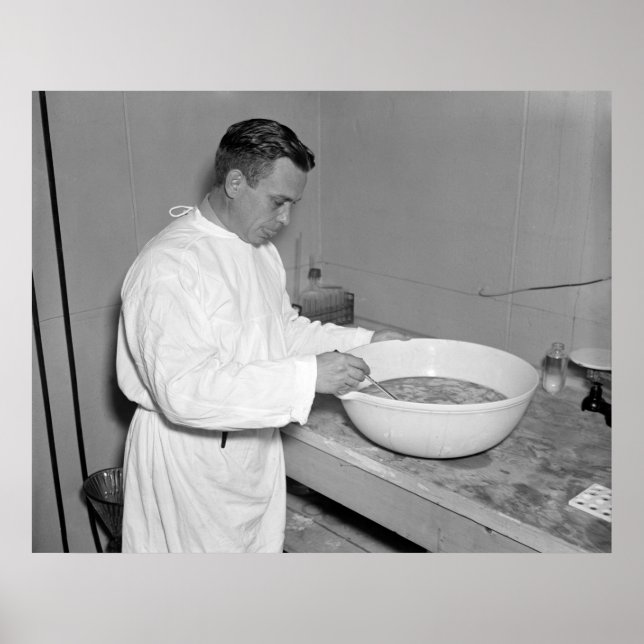 Pneumonie-Impfstoff, frisch: 1937 Poster (Vorne)