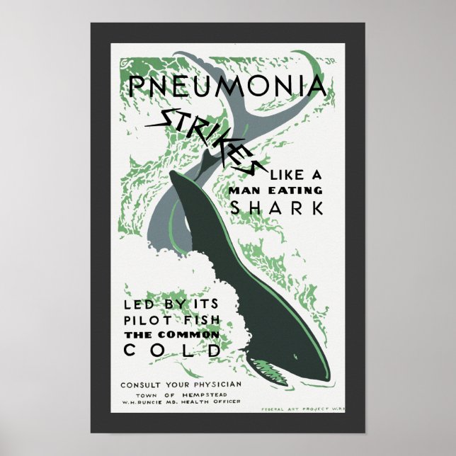 Pneumonie Strikes Poster (Vorne)