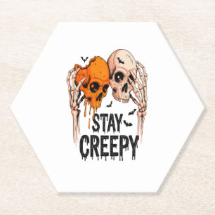 PNG-PNG-PNG-PNG bleibe, Halloween-Retro-Skull Untersetzer