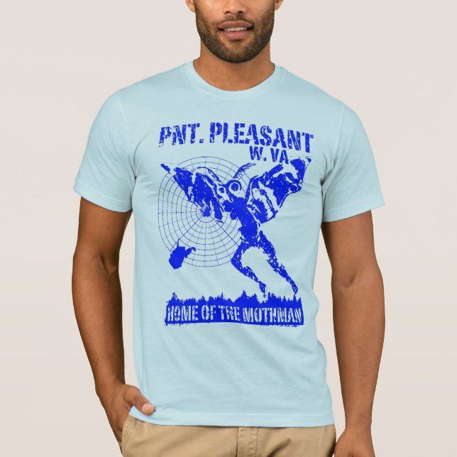 Pnt. Angenehm, W. VA - Zuhause des Mothman T-Shirt (Vorderseite)