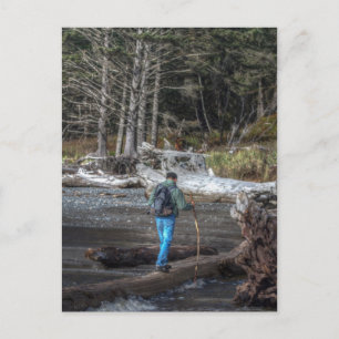 PNW Hiker Postkarte