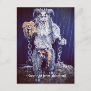 PNW Krampus Postcard Postkarte
