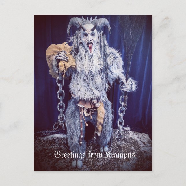 PNW Krampus Postcard Postkarte (Vorderseite)