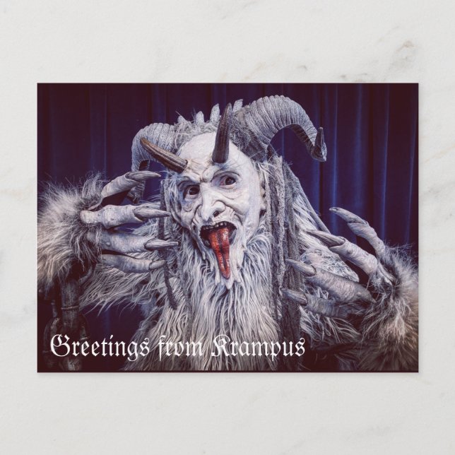 PNW Krampus Postcard Postkarte (Vorderseite)