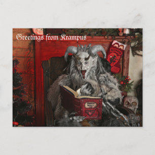 PNW Krampus Postcard Postkarte