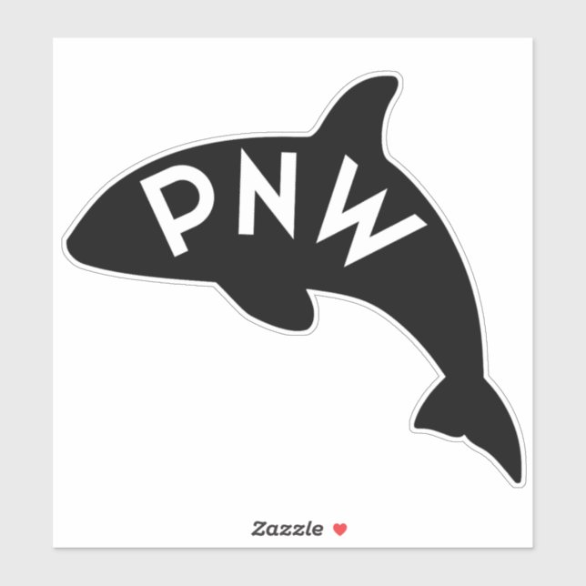 PNW Orca Decal Aufkleber (Blatt)