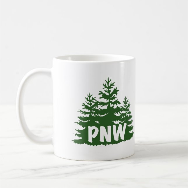 PNW Trees Tasse (Links)