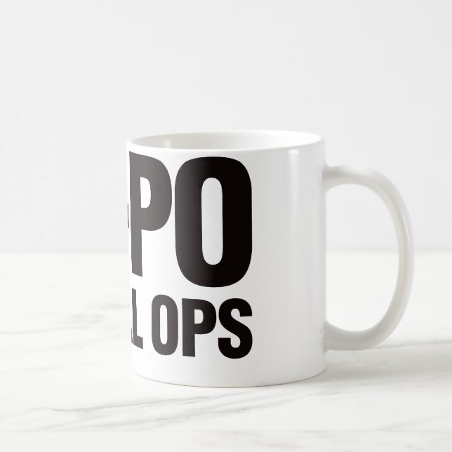 PO-PO Special Ops Kaffeetasse (Rechts)