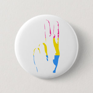 Poans Stolz Friedenszeichen Button
