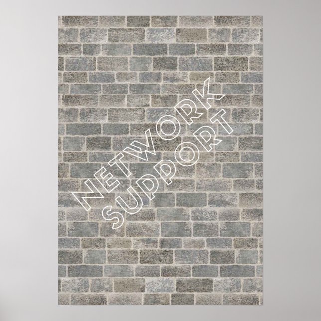 Poater Network support Poster (Vorne)