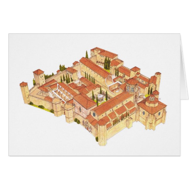 Poblet Kloster. Katalonien Spanien (Vorderseite (Horizontal))