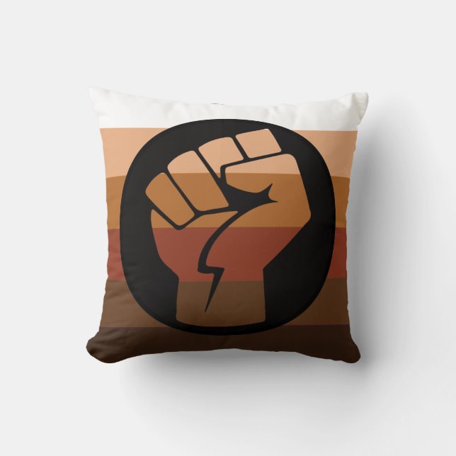 POC-Pride-Flag Kissen (Vorderseite)
