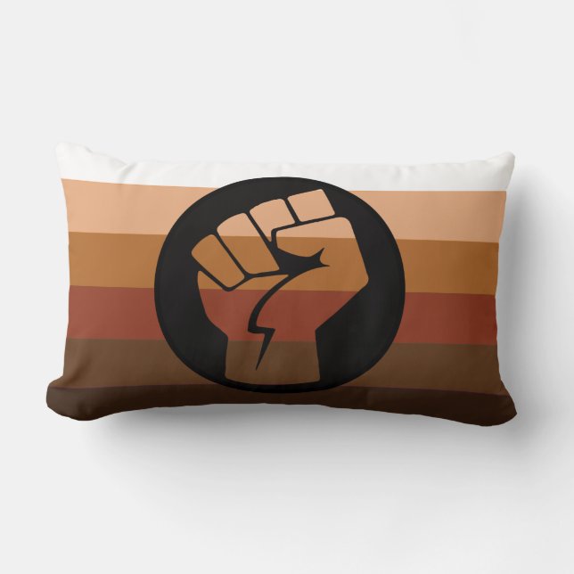 POC-Pride-Flag Lendenkissen (Vorderseite)