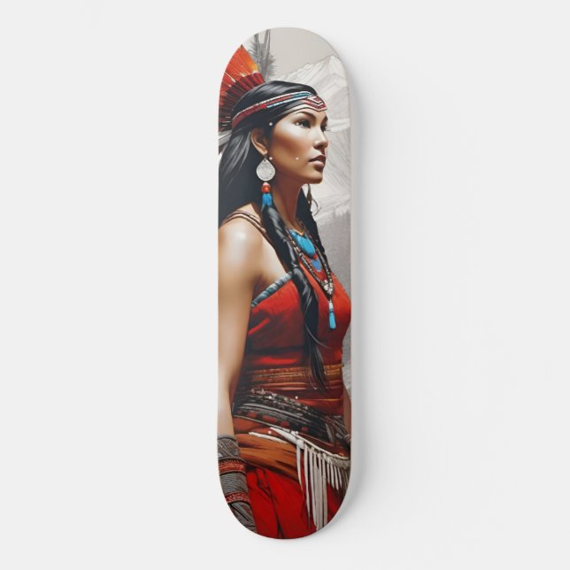Pocahontas: Krieger Skateboard (Vorderseite)