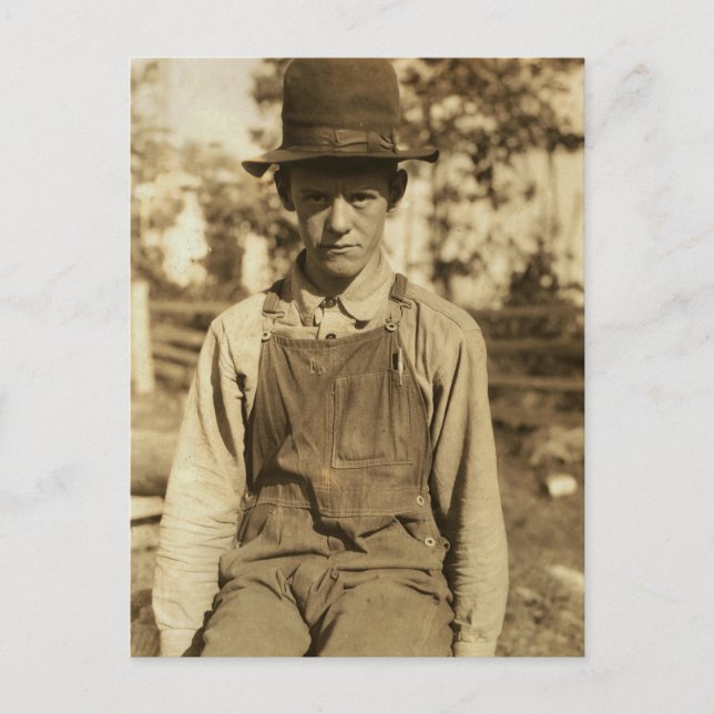 Pocahontas Landkreis Student, 1920er Postkarte (Vorderseite)