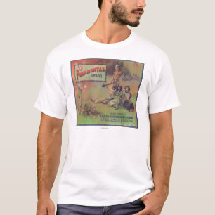 Pocahontas orange LabelPorterville, CA T-Shirt