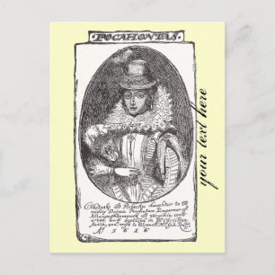 Pocahontas-Postkarte Postkarte
