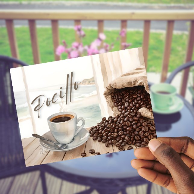 Pocillo (Kaffee) de Puerto Rico Postkarte (Von Creator hochgeladen)