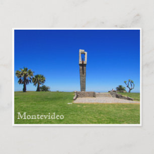 Pocitos rambla Denkmal Postkarte
