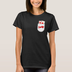 Pocket Aces Poker Card & Poker Player Gambling T-Shirt