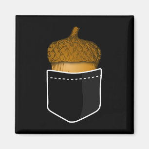 Pocket Acorn - Eichenwurzeln fallen Pflanze Natur Magnet