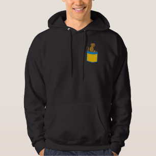 Pocket Animal Reptile Hausbesitzerin Lizard Barted Hoodie
